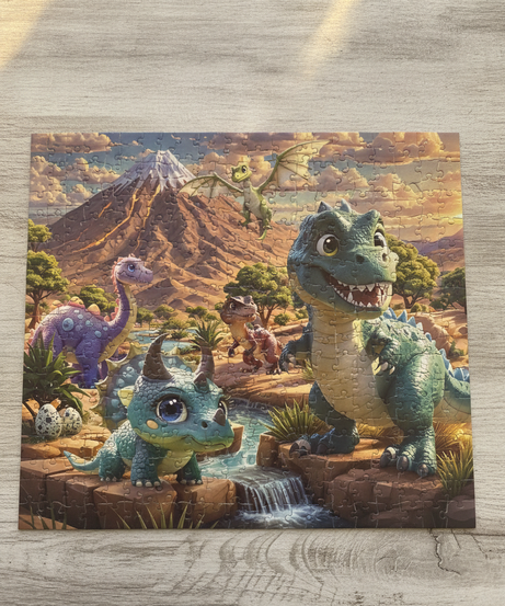 Selection Art Puzzle - Friendly Dinosaur Valley