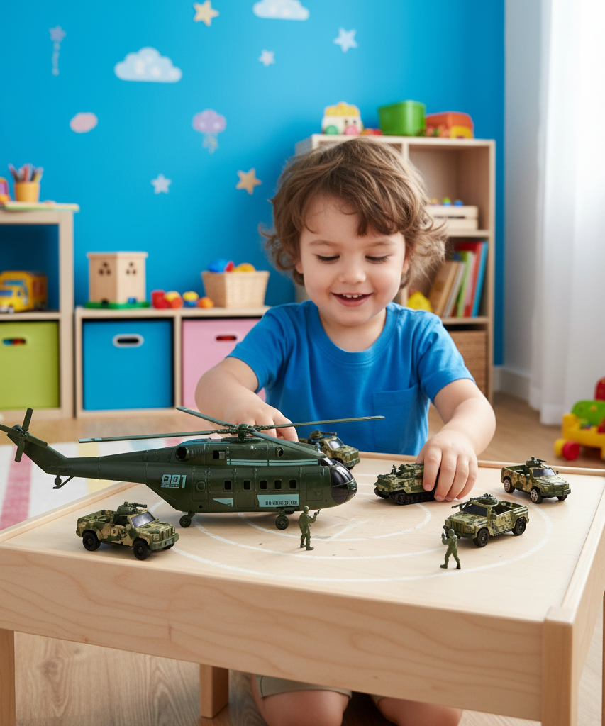 Series Toys Military Helicopter