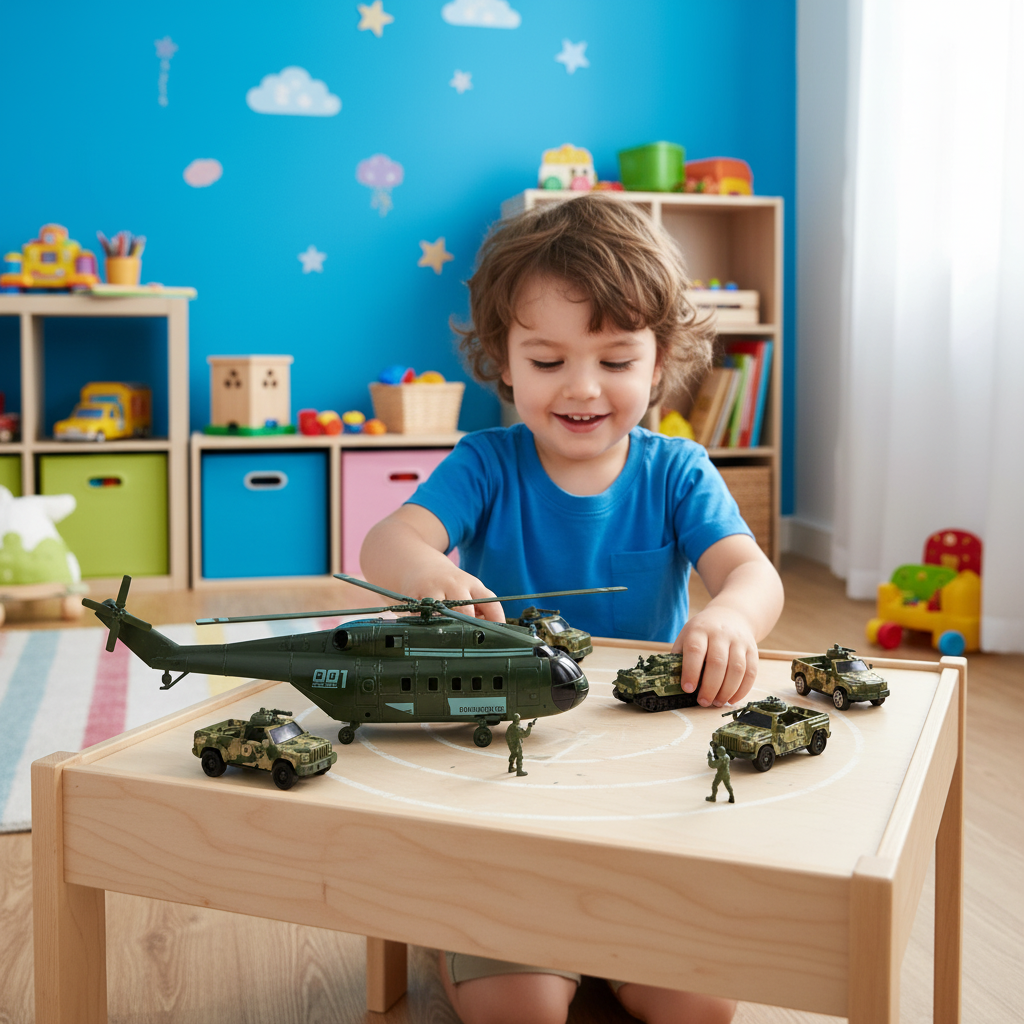 Series Toys Military Helicopter