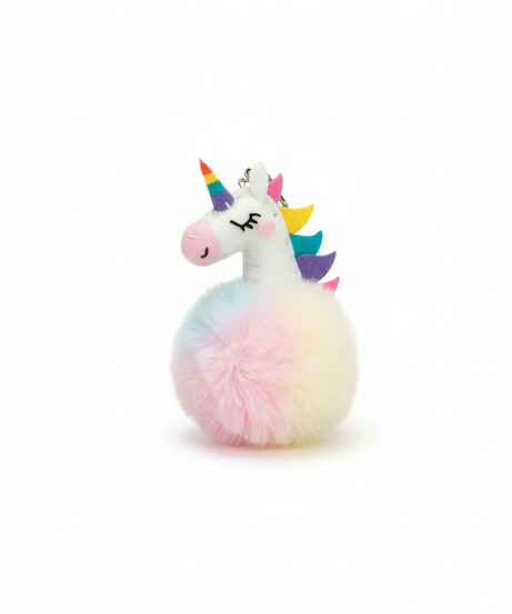 Sew-Star Bag Charm Furry Unicorn