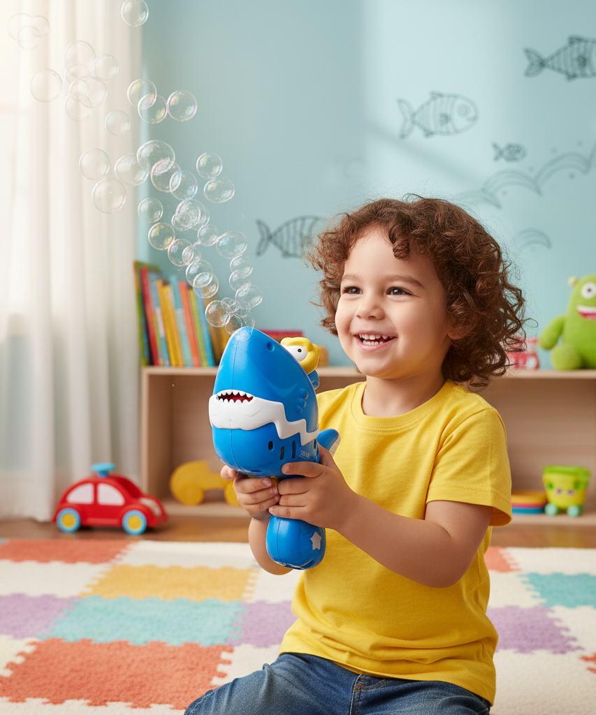 Shark Bubble Gun