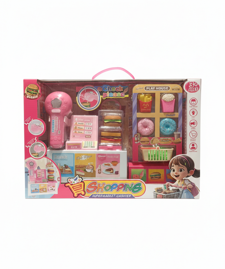 Shopping Supermarket Cashier Play Set