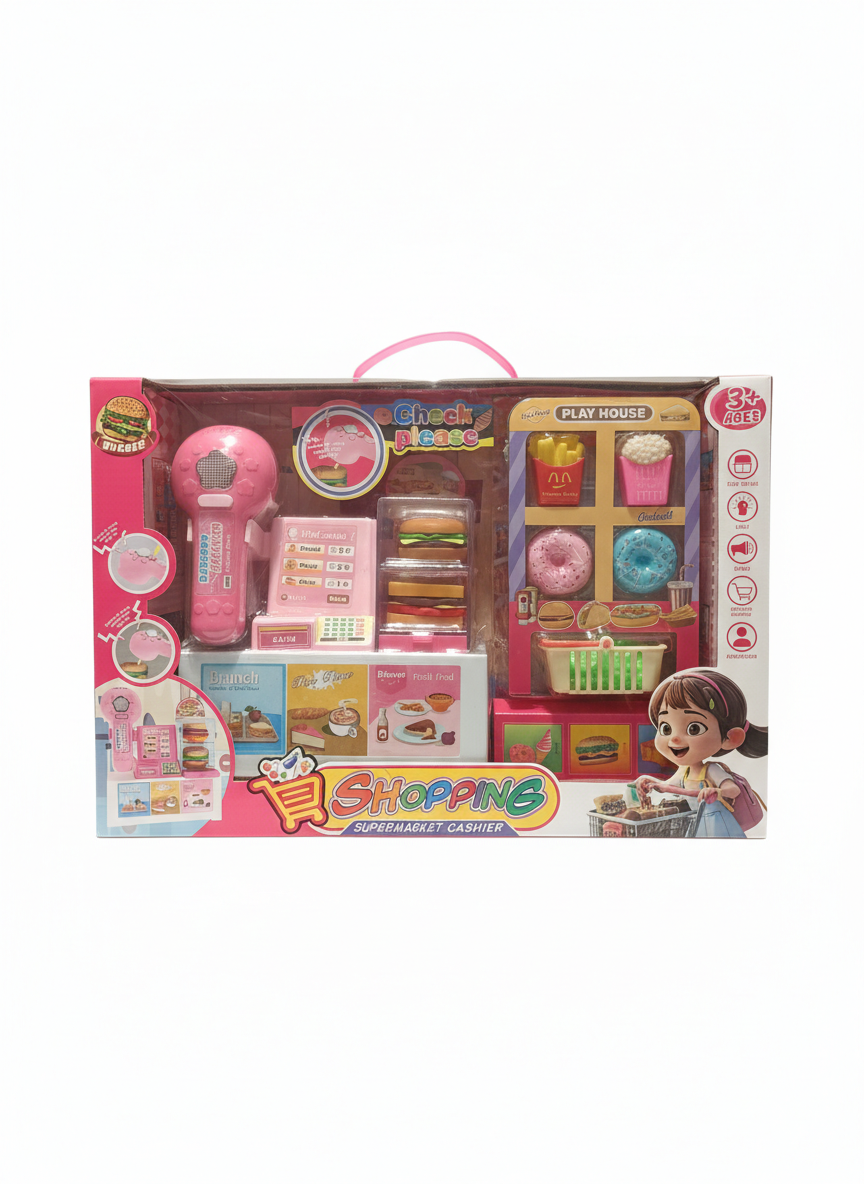 Shopping Supermarket Cashier Play Set
