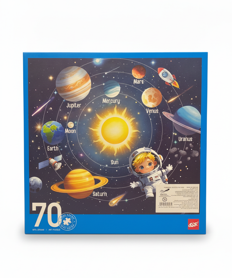 Silky Touch 70 Piece Solar System Art Puzzle