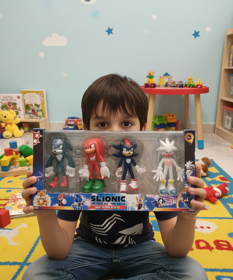 Slionic Collectible Action Figures 4-Pack