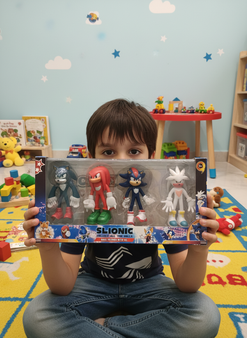 Slionic Collectible Action Figures 4-Pack