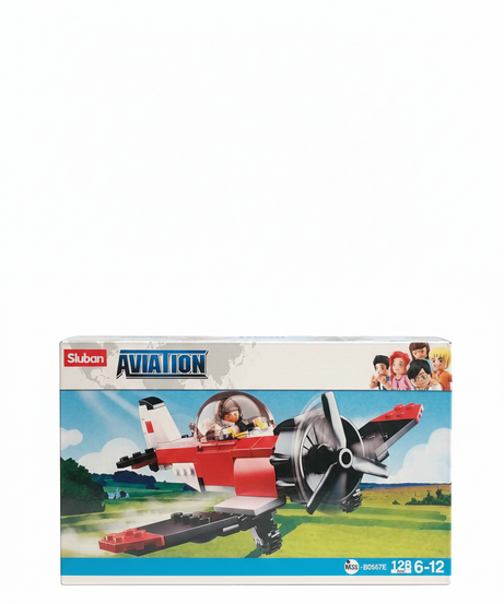 Sluban Aviation Series Propeller Plane Building Blocks Set
