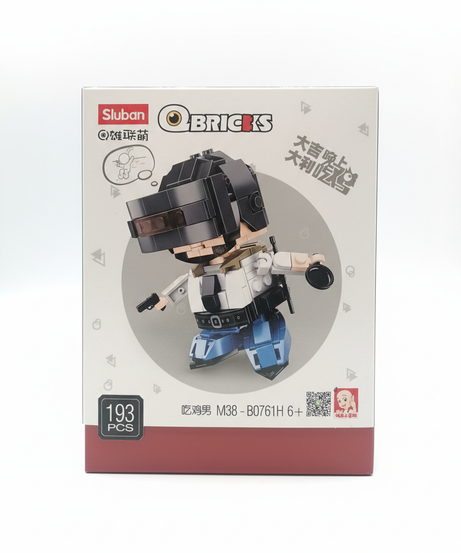 Sluban BRICKS PUBG Man Building Block Set M38-B0761H