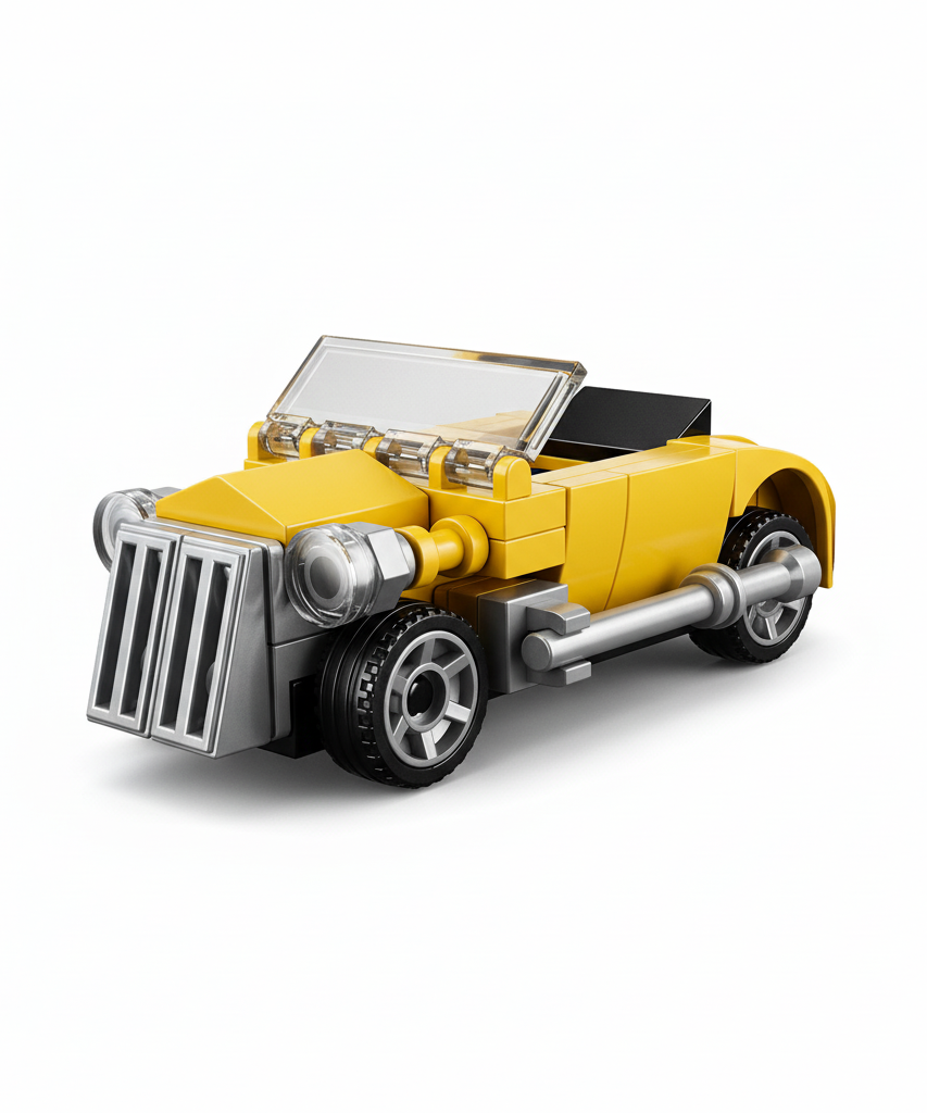 Sluban BUILDER M38-B0920D Yellow Roadster
