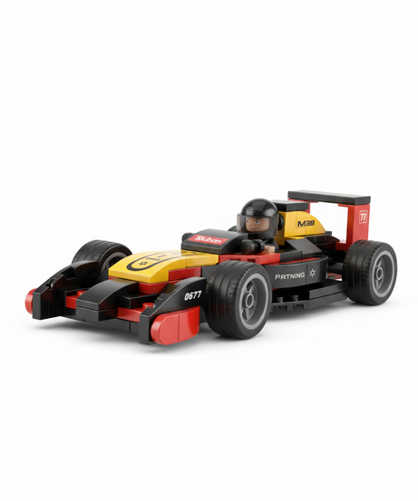 Sluban Car Club M38-B0677 Lightning Formula Race Car Building Blocks