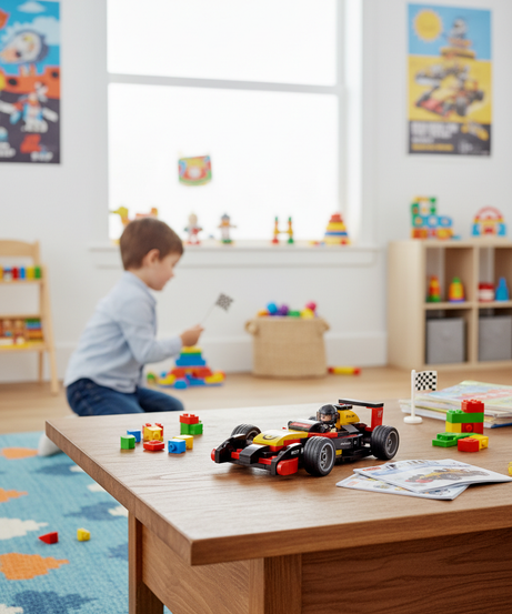Sluban Car Club M38-B0677 Lightning Formula Race Car Building Blocks