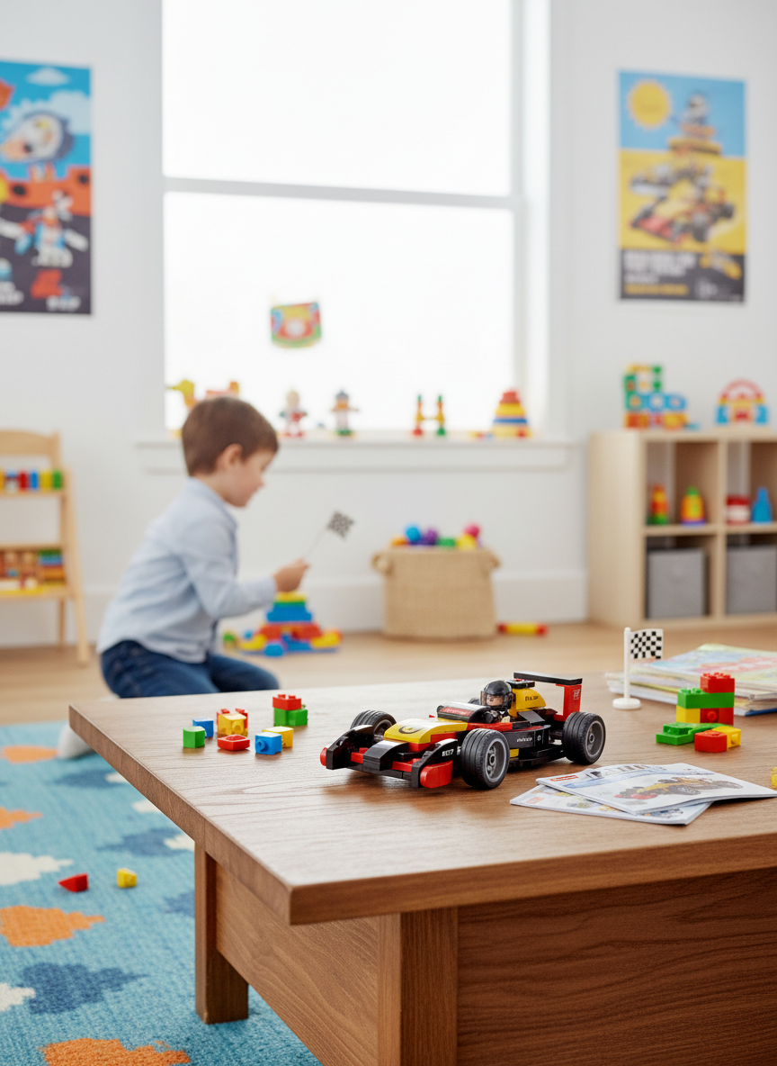 Sluban Car Club M38-B0677 Lightning Formula Race Car Building Blocks