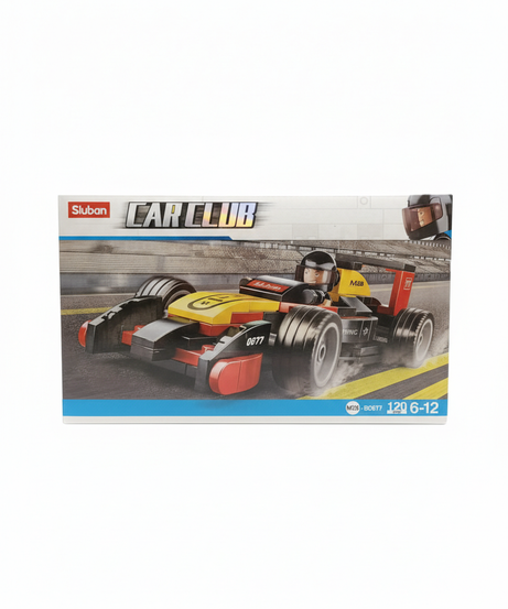 Sluban Car Club M38-B0677 Lightning Formula Race Car Building Blocks