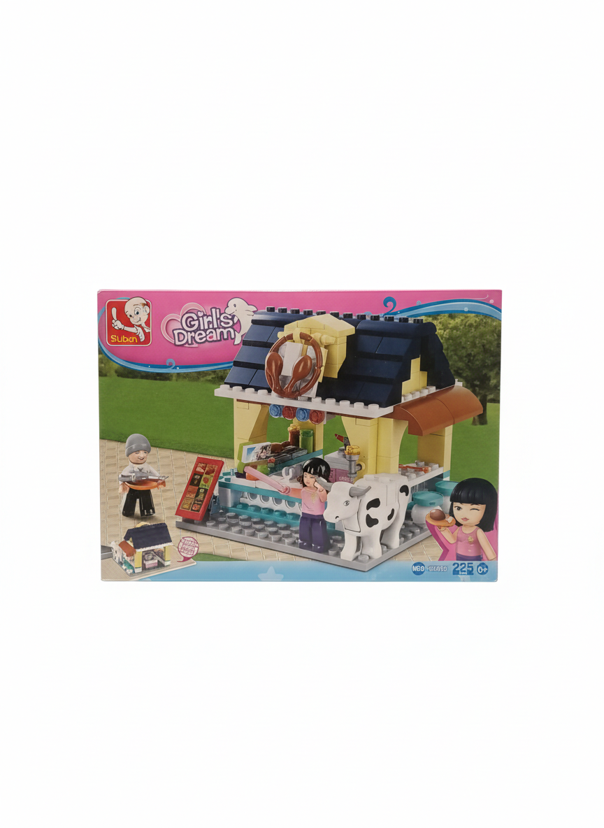 Sluban Girl's Dream BBQ Restaurant Building Blocks