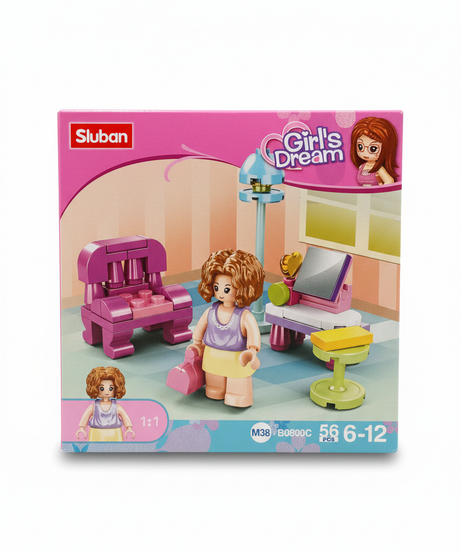Sluban Girl's Dream: Fashionable Room Building Set