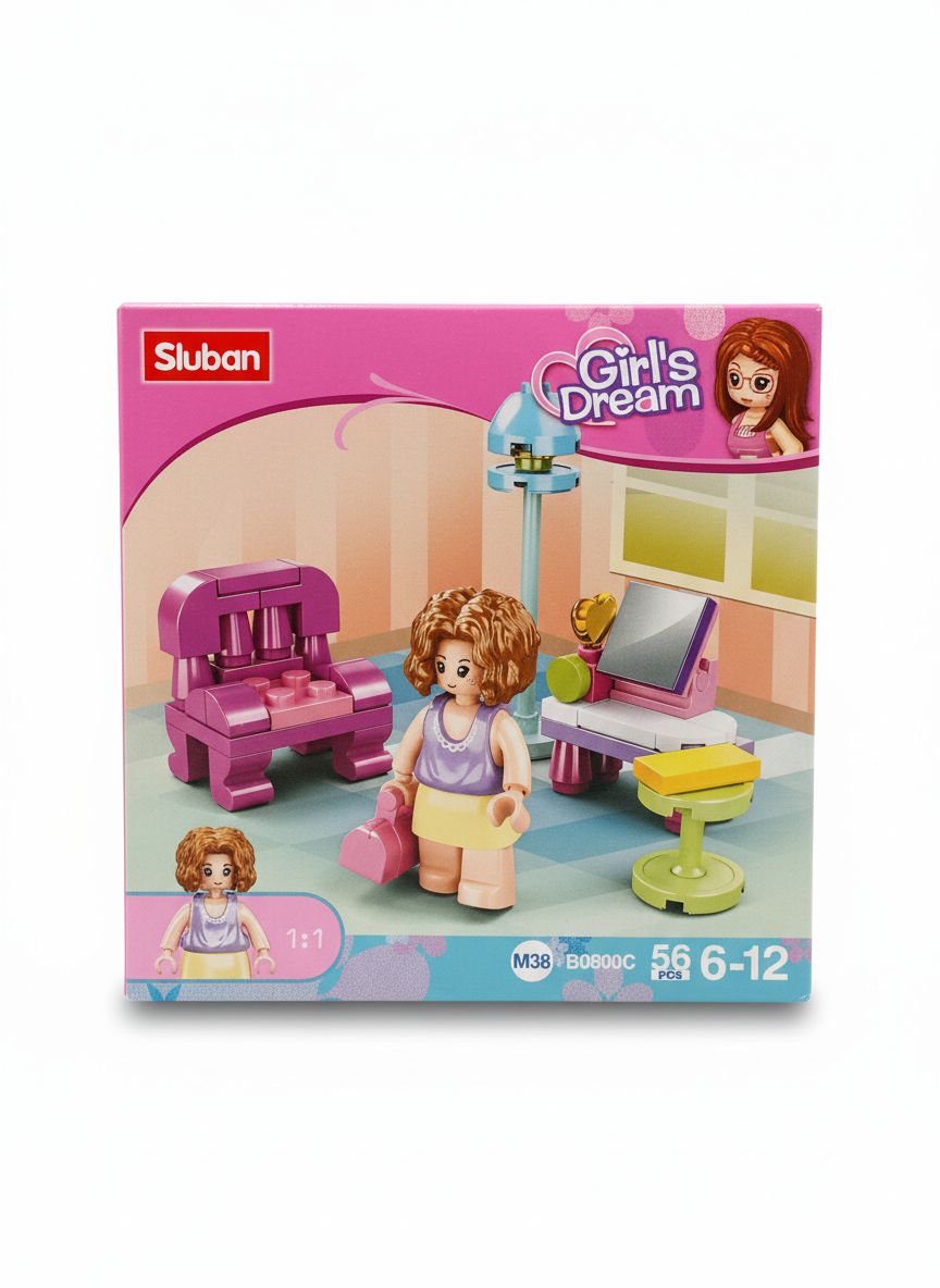 Sluban Girl's Dream: Fashionable Room Building Set