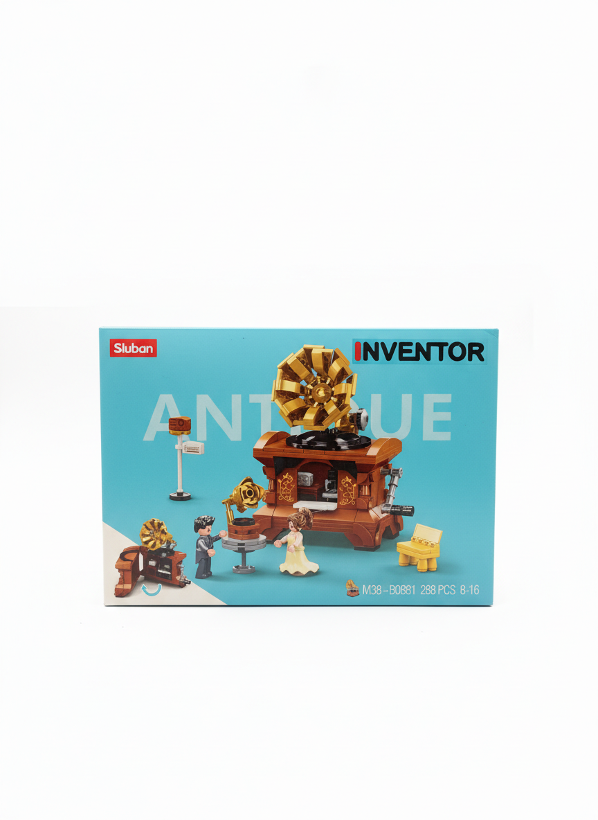 Sluban Inventor Antique Phonograph Building Set M38-B0881