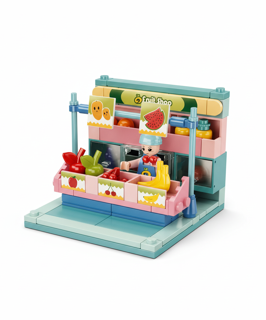 Sluban Mini Handcraft Fruit Shop Building Block Set