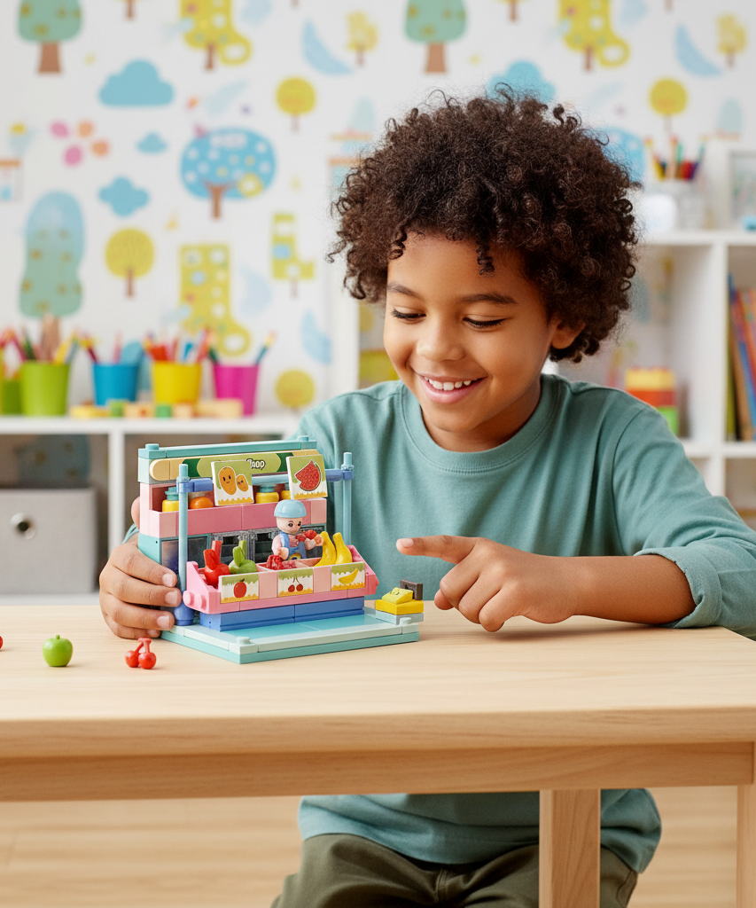 Sluban Mini Handcraft Fruit Shop Building Block Set