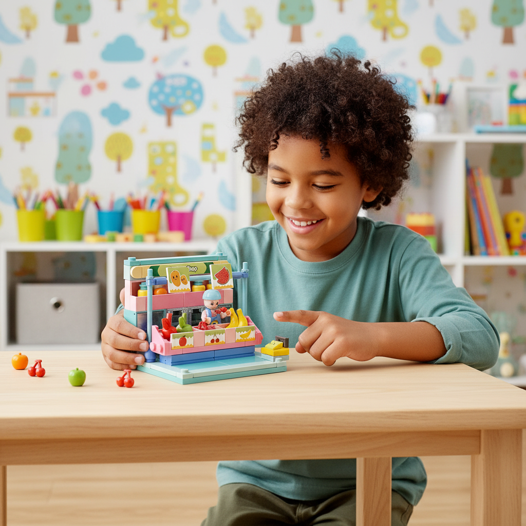 Sluban Mini Handcraft Fruit Shop Building Block Set