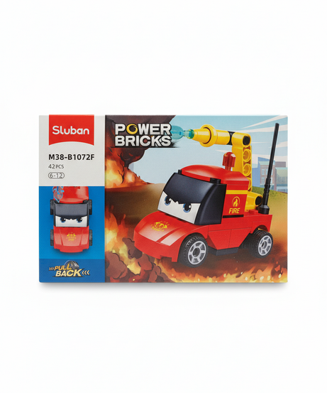 Sluban Power Bricks M38-B1072F Fire Rescue Truck