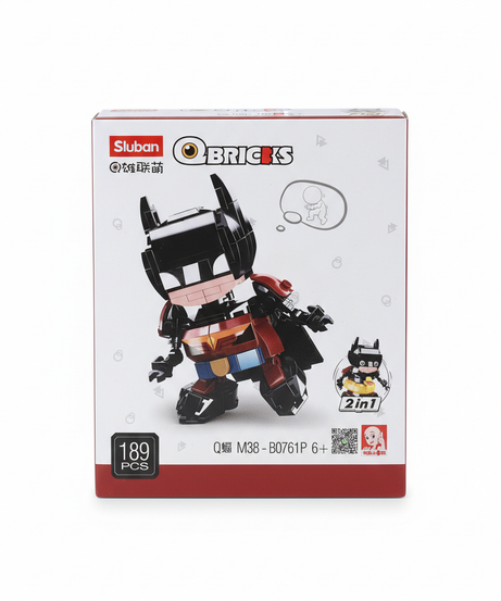 Sluban QBRICKS 'Q-Bat' M38-B0761P 2-in-1 Building Block Set