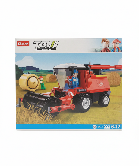 Sluban TOWN FARM Combine Harvester Building Blocks Set (M38-B0779)