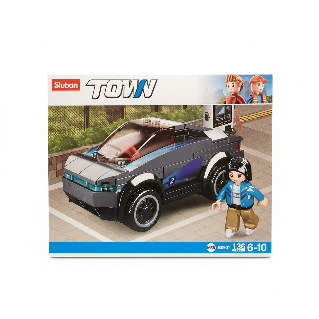Sluban TOWN Modern Car Building Block Set M38-B0901