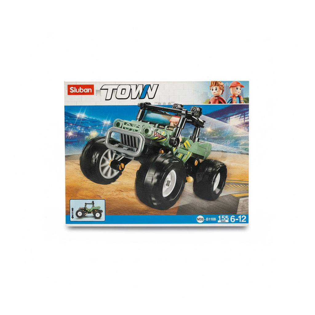 Sluban TOWN Monster Truck Building Blocks Set M38-B1106