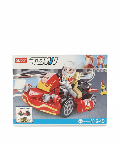 Sluban TOWN Pull Back Go-Kart M38-B0899