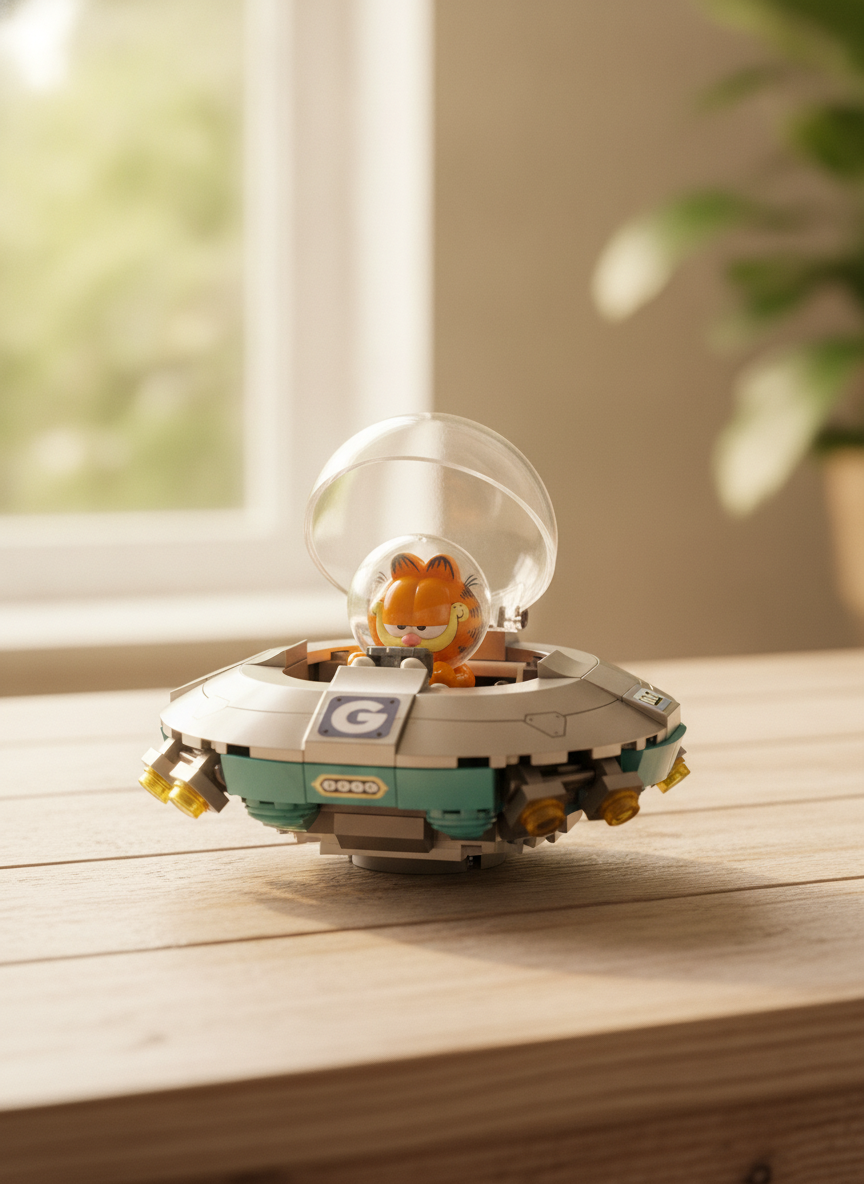 Sluban Garfield UFO Building Blocks Set