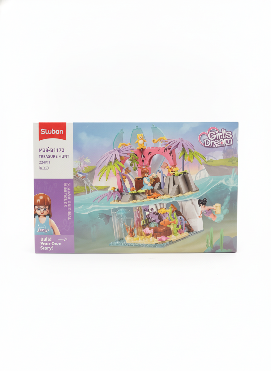 Sluban Girl's Dream Theme Park Treasure Hunt (M38-B1172)