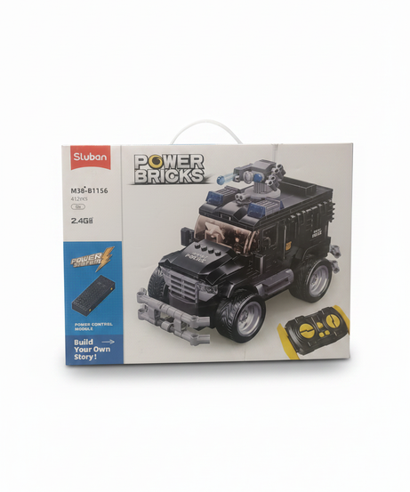 Sluban M38-B1156 Power Bricks S.W.A.T. Police Vehicle Building Set