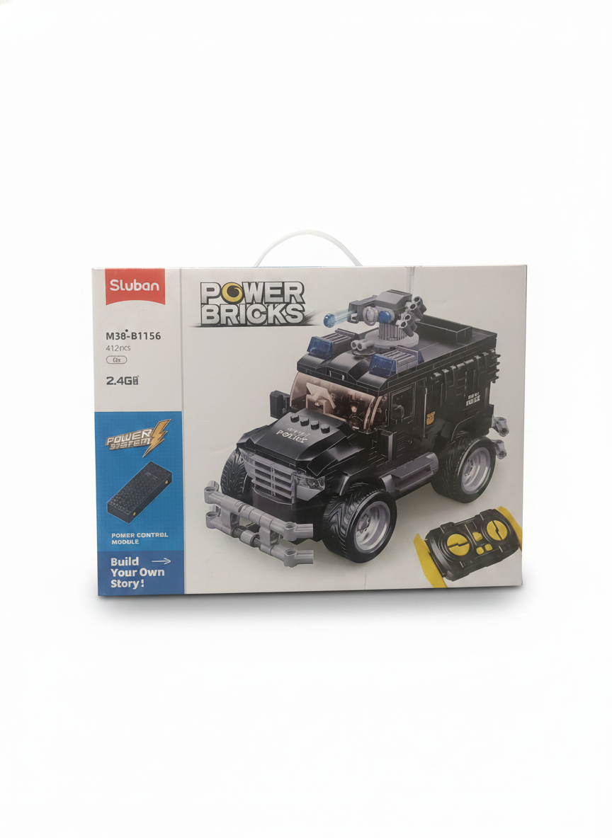 Sluban M38-B1156 Power Bricks S.W.A.T. Police Vehicle Building Set
