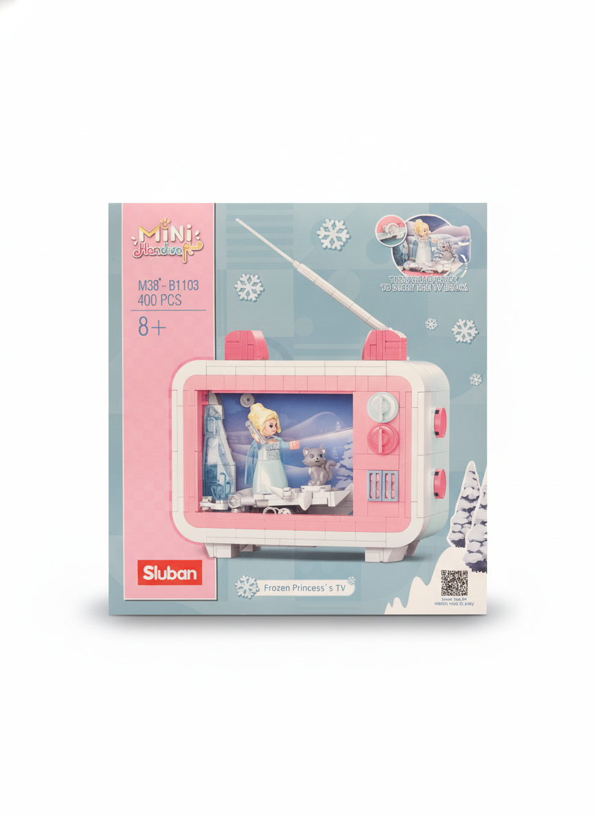 Sluban MINI Handcraft Frozen Princess's TV Building Blocks