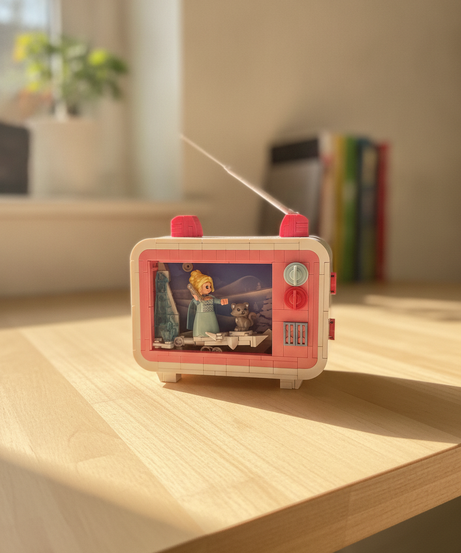 Sluban MINI Handcraft Frozen Princess's TV Building Blocks
