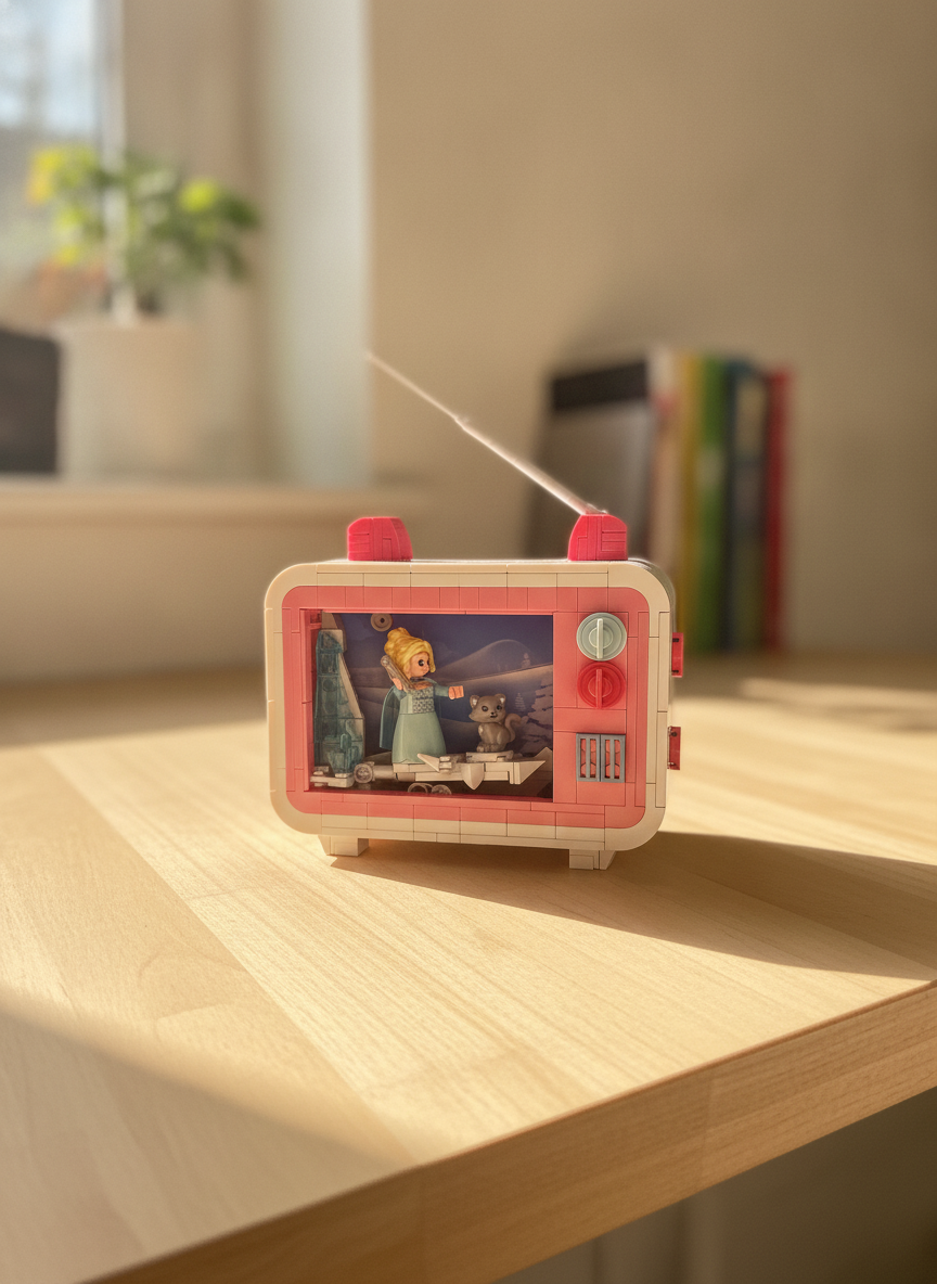 Sluban MINI Handcraft Frozen Princess's TV Building Blocks