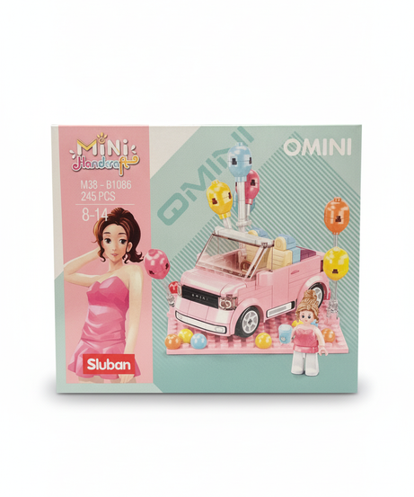 Sluban MINI Handcraft OMINI Convertible Car Building Blocks M38-B1086