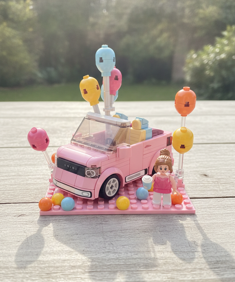 Sluban MINI Handcraft OMINI Convertible Car Building Blocks M38-B1086