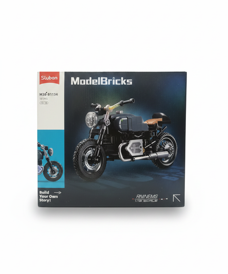 Sluban ModelBricks M38-B1134 1/12 Scale Motorcycle Building Set