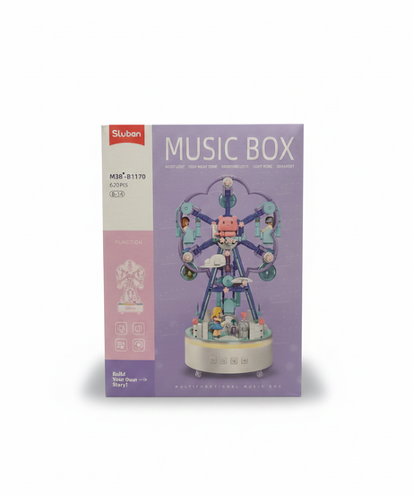 Sluban Multifunctional Music Box Ferris Wheel Building Set (M38-B1170)