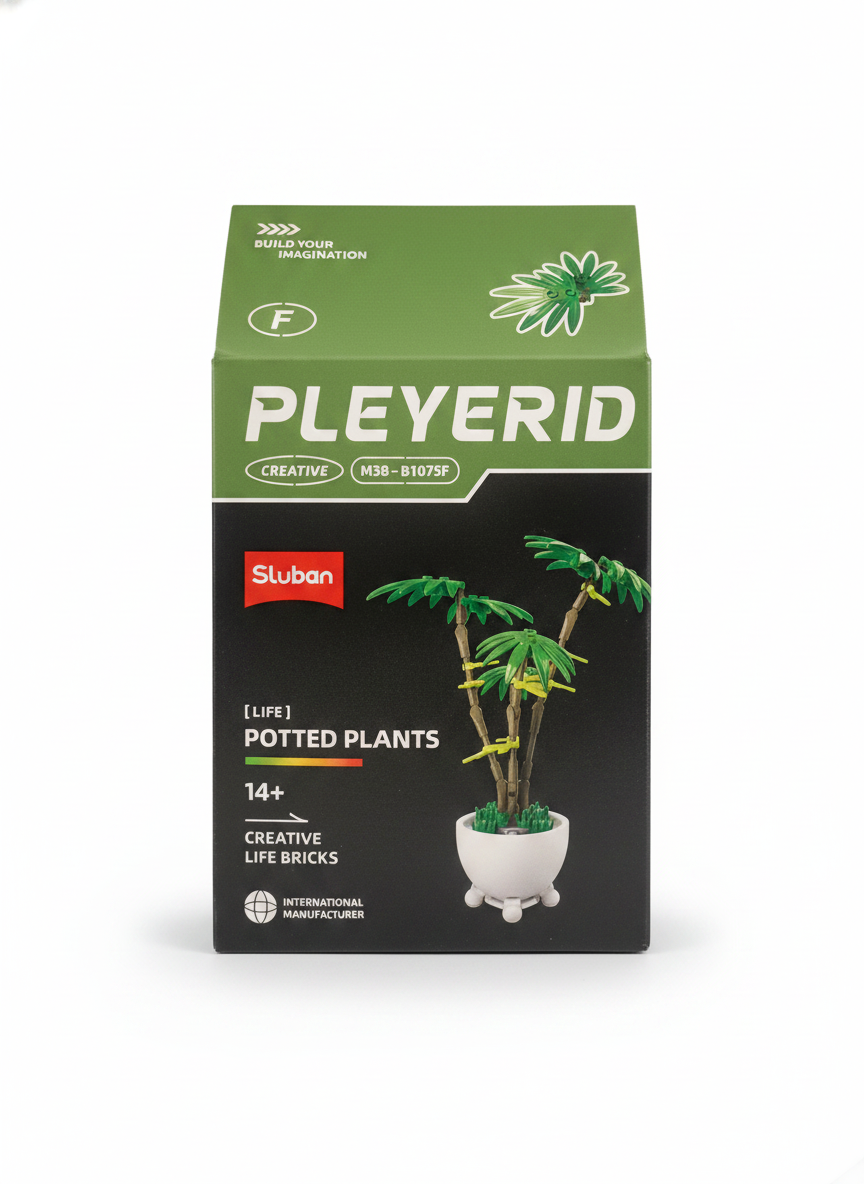 Sluban PLEYERID Creative [LIFE] Potted Plants M38-B1075F