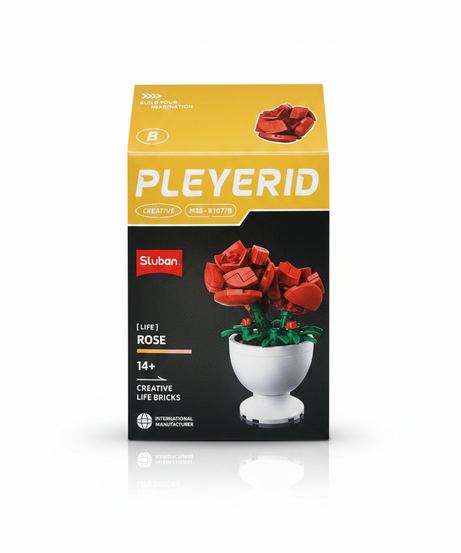 Sluban PLEYERID Creative [LIFE] Rose M38-B1077B Building Set