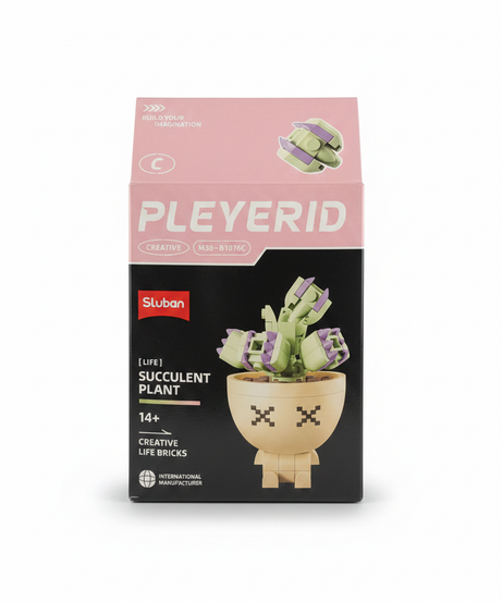 Sluban PLEYERID Creative Life Bricks Succulent Plant Building Set M38-B1076C