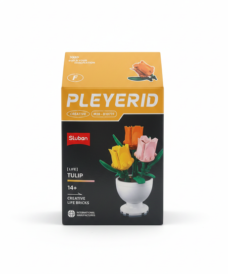Sluban PLEYERID Creative Life Bricks Tulip M38-B1077F