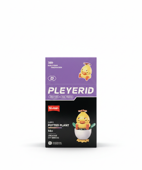 Sluban PLEYERID Creative [Life] Potted Plant Building Blocks M38-P8029D
