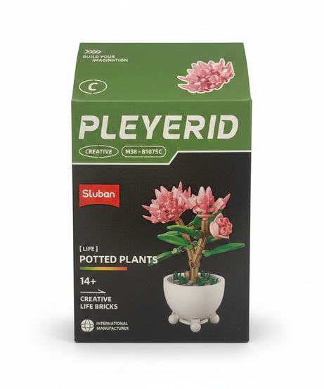 Sluban PLEYERID Creative Potted Plants Building Bricks Set M38-B1075C