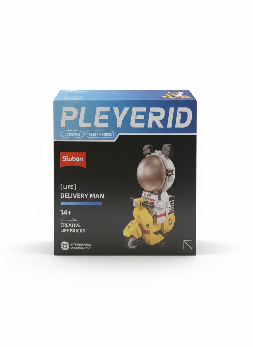 Sluban PLEYERID [LIFE] DELIVERY MAN M38-P8002C Building Blocks