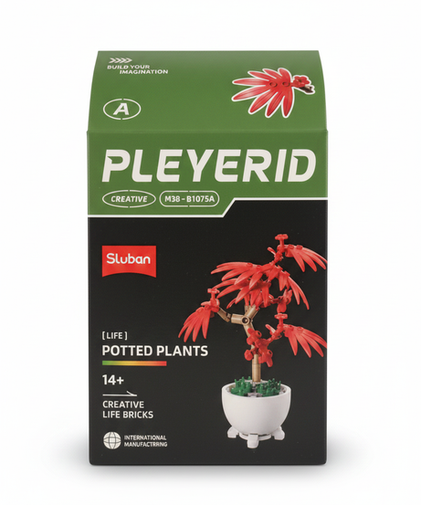 Sluban PLEYERID [LIFE] Potted Plants Creative Building Bricks M38-B1075A