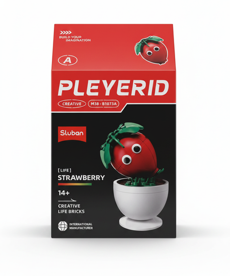 Sluban PLEYERID [LIFE] STRAWBERRY Creative Life Bricks (M38-B1073A)